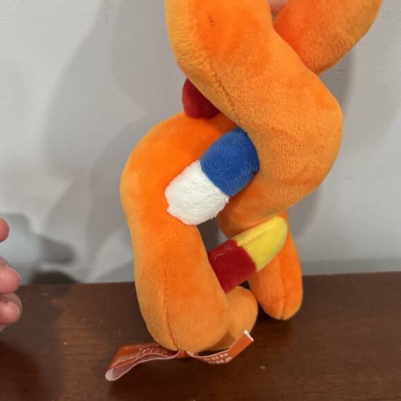 Giant Microbes DNA Plush Stuffed Toy Orange 10" By Drew Oliver - Picture 5 of 9